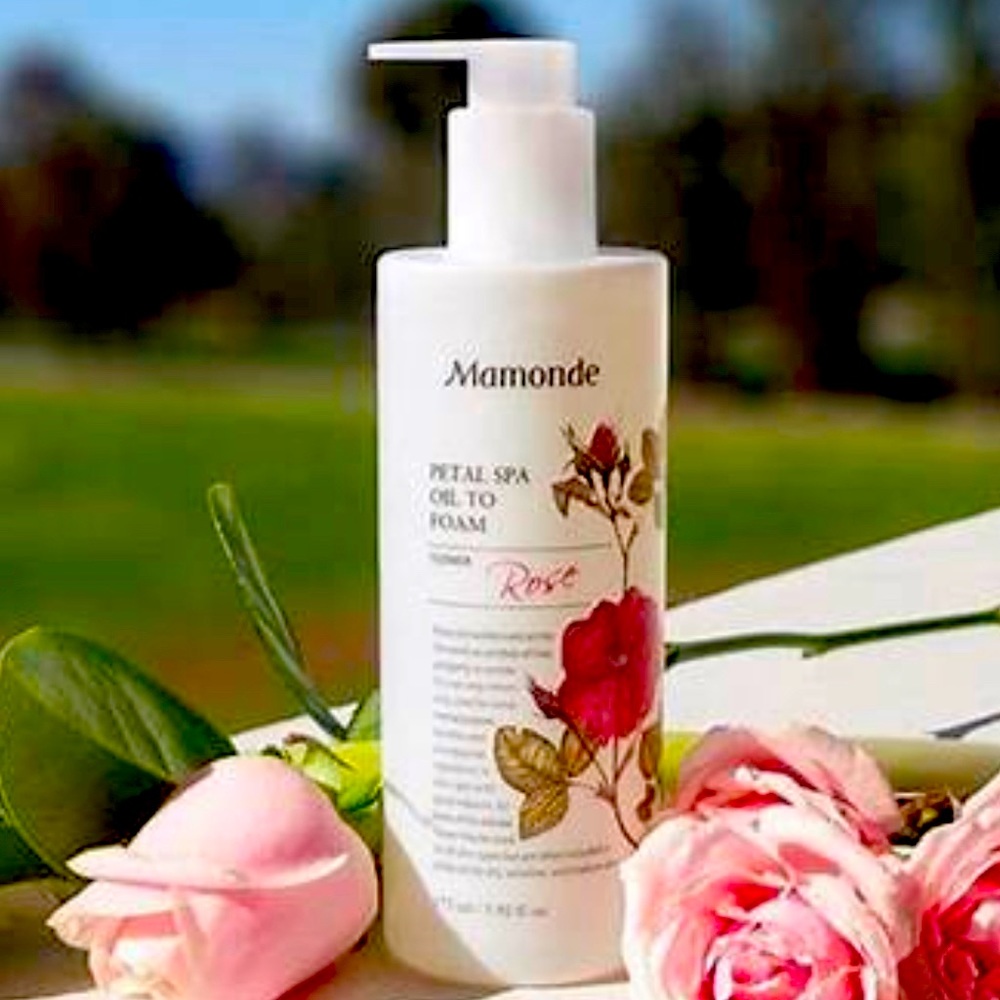 Mamonde petal spa to oil foam